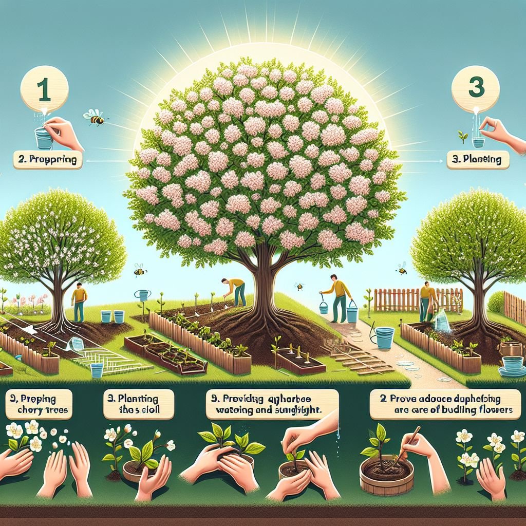 5 pasos para plantar dos cerezos juntos y potenciar la polinización en tu jardín