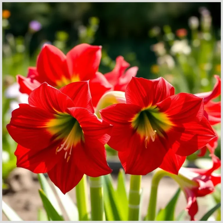 Bulbos de azucena cuidados