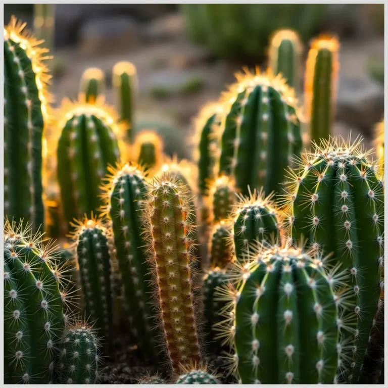 Cactus variados con cuidados esenciales