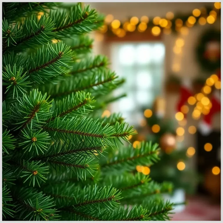 Árbol de Navidad natural cuidado