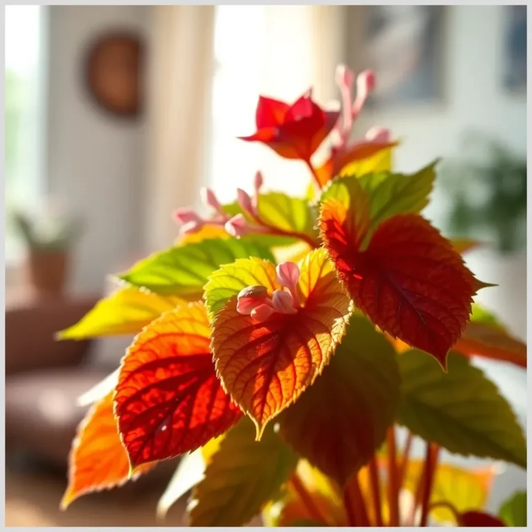 Begonia en maceta