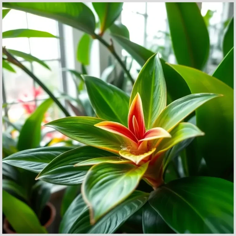 Bromelia en maceta