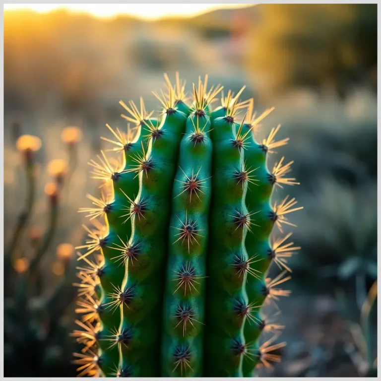 Cactus en maceta con tierra