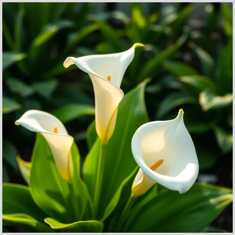 Flor blanca de cala elegante