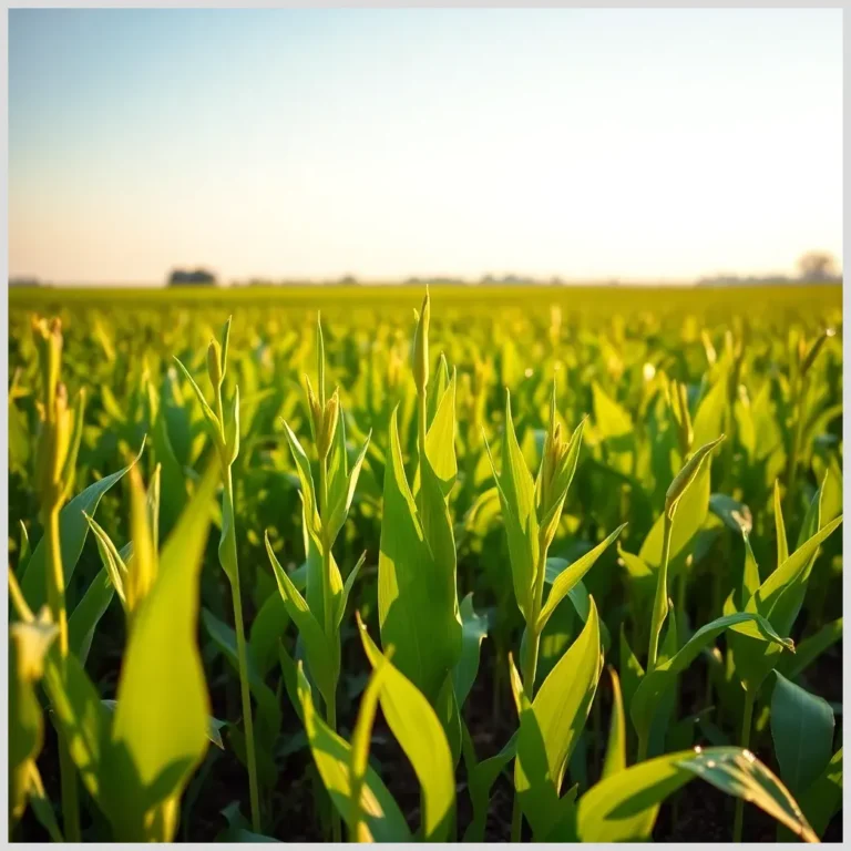 Plantas verdes en cultivo ordenado