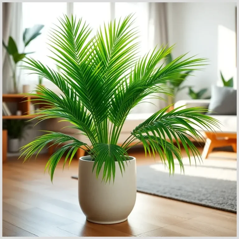 Palmera en maceta