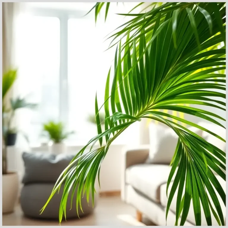 Palmera interior en maceta