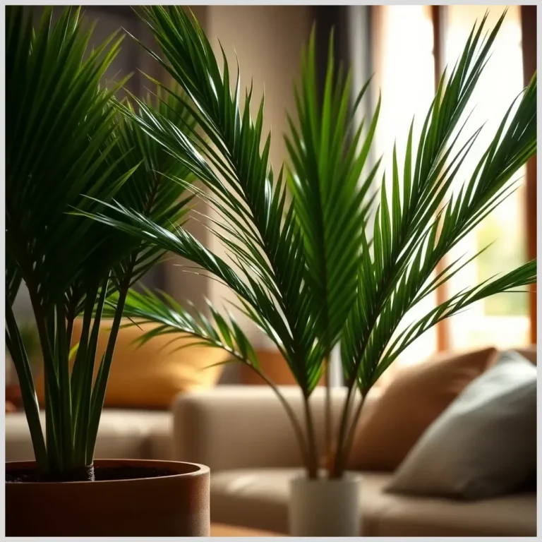 Palmera en maceta