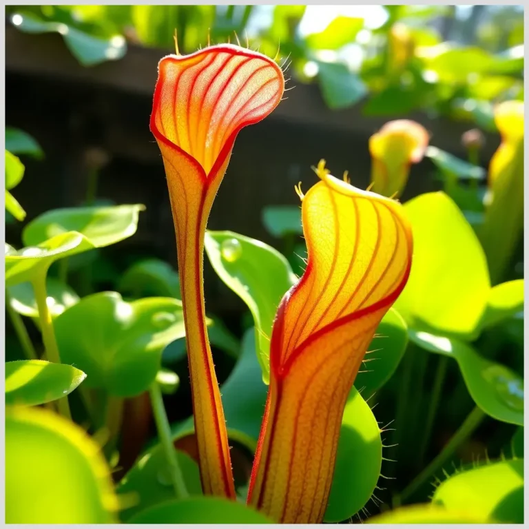 Planta carnívora en maceta