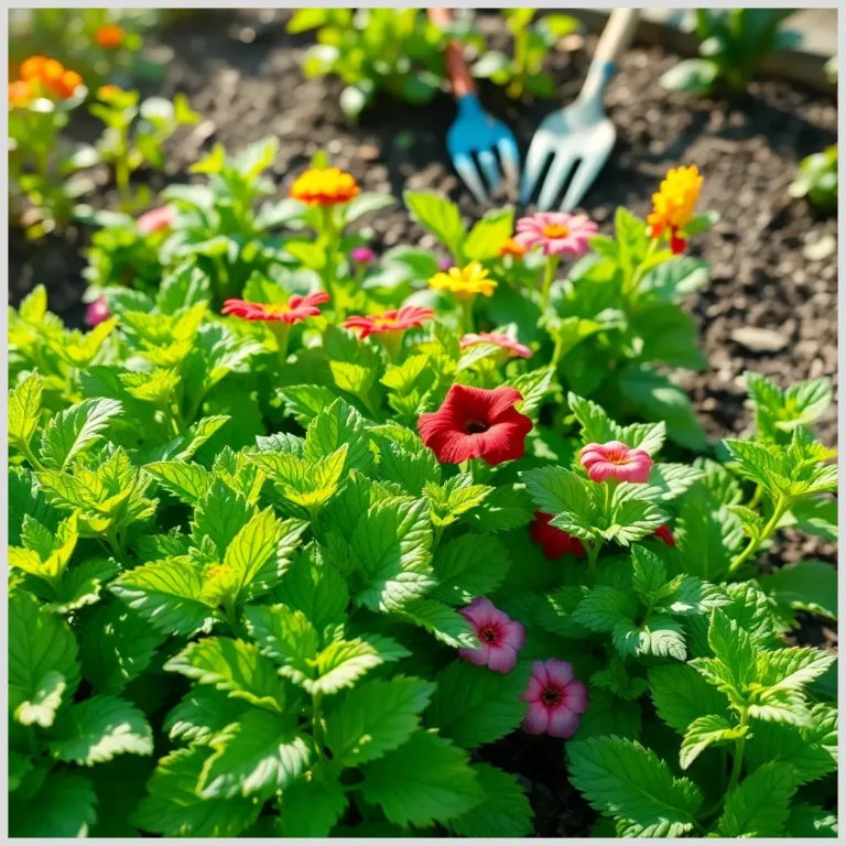 Plantas saludables con riego adecuado