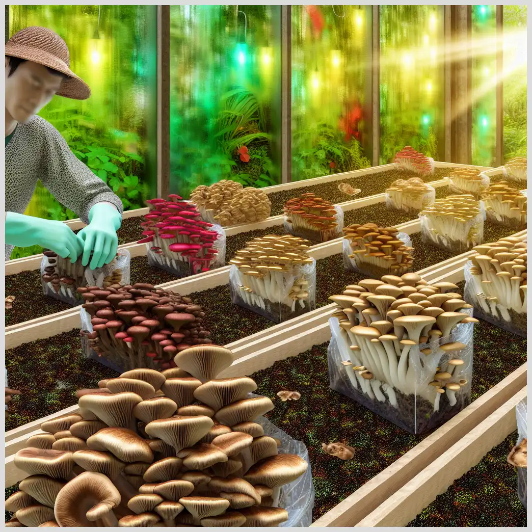 Cultivo de setas comestibles