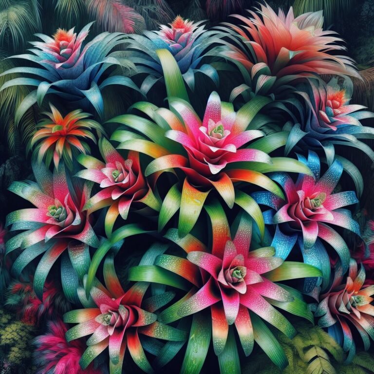 Planta tropical exótica y colorida