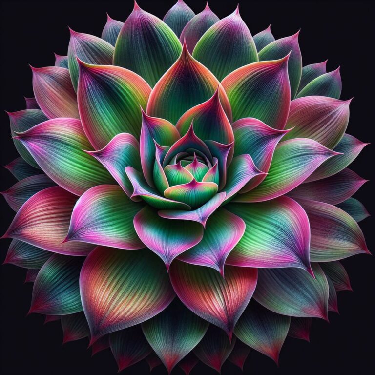 Planta tropical colorida y hermosa