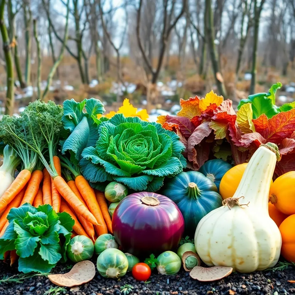 Descubre las frutas y verduras que transformaron su huerto en invierno