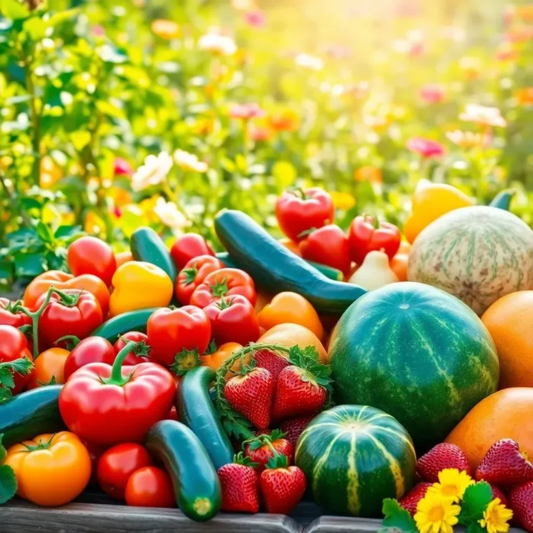 Frutas y verduras de verano