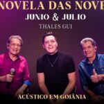 Cartel promocional con tres músicos sobre fondo púrpura y texto que destaca los meses de junio y julio, ilustrando Qué se puede plantar en junio y julio: Guía Completa para un Huerto Exitoso