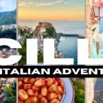 Guía rápida: Cómo plantar scillas en tu jardín inspirado en un paisaje costero con terrazas y macetas soleadas.