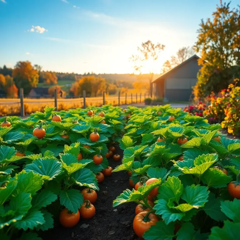 Cultivos de otoño para huertos