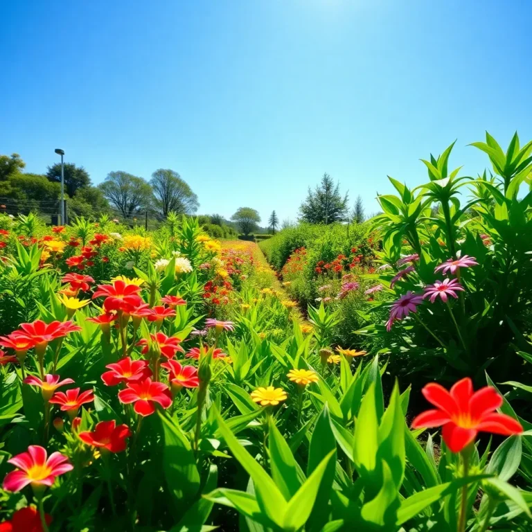 Plantas y flores de primavera