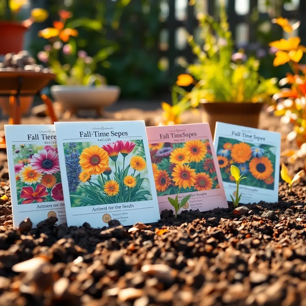 Semillas de flores que transformarán tu otoño en un jardín