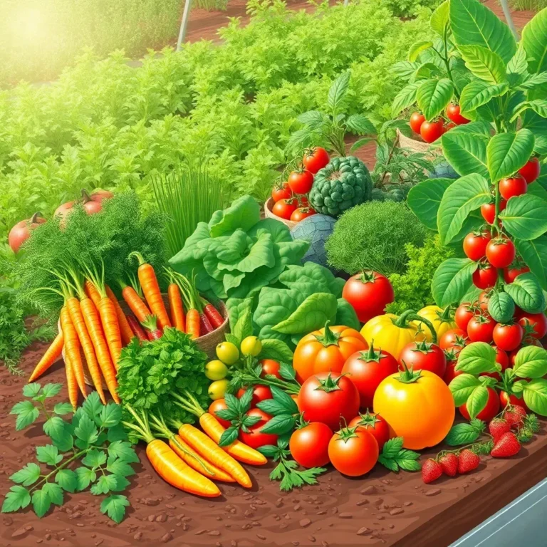 Verduras y frutas para marzo
